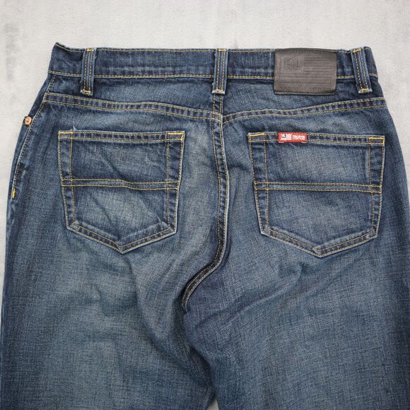Ralph Lauren Pants Womens 6 Blue Flat Front Straight Pockets Casual Denim Jeans - Picture 11 of 16